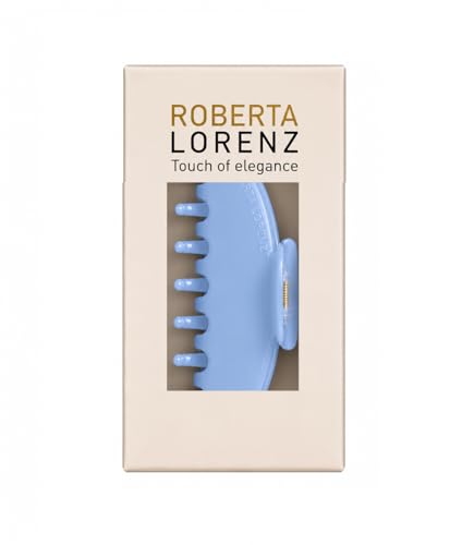 Luxury Hair Claw Clip Premium Acetate Strong Hold 4 Inch (Powder Blue) - color: Powder Blue