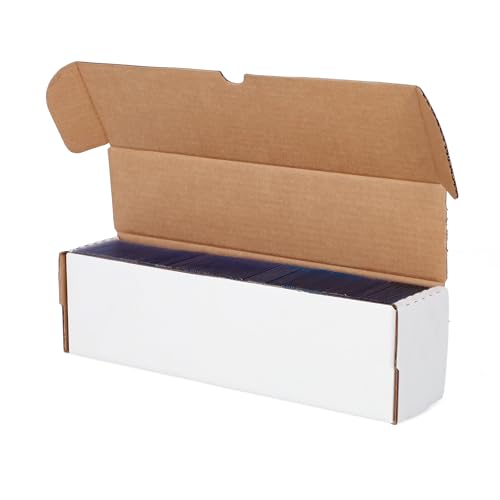 BCW 14-Inch Toploader Storage Box - 10 Pack | Holds 210 Toploaders | Durable Cardboard Organizer for Sports & Trading Cards - size: 10 Pack