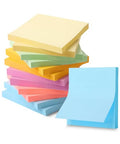 Mr. Pen- Sticky Notes, 3"x3", 12 Pads, 720 Sheets, Pastel Colors - color: Pastel