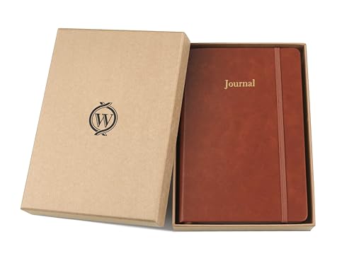 Wykeham's Executive 2026 Undated Daily Journal Planner – Customization Available (Brown, 8.5"×5.5") - color: Brown