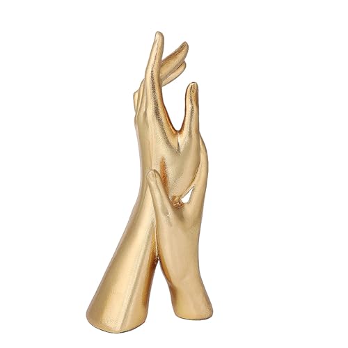 Golden Hands Sculpture Resin Statues Home Decor (Golden Hands) - color: Golden Hands
