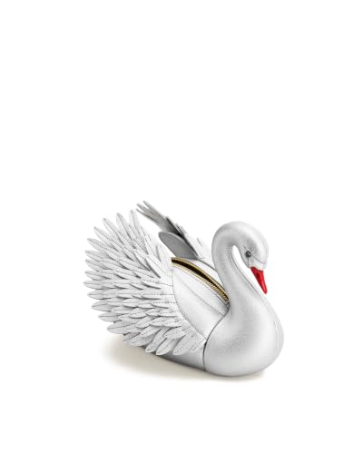JW PEI Women's Alani Swan Shaped Crossbody Bag - color: Silver
