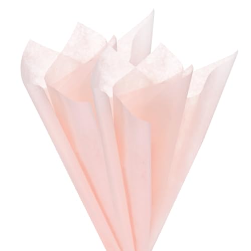 M METERXITY 38-Sheet Korean Cotton Wrapping Flower Paper, 11.8 Inch Waterproof Floral Wrapping Cotton Paper for Bouquets/Gift Packaging [Tender Pink] - color: Tender Pink