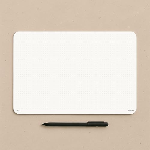 CLEVER SIGNS A4 Dot Grid Notepad (8,3" x 11,7")- Large Dotted Memo Desk Pads-Premium Paper with Cardboard Back Support - Ideal for Note-taking, Planning, Sketching, and Journaling