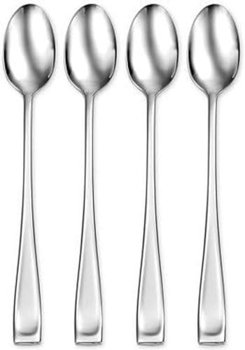 Oneida Moda Iced Tea Spoons Silverware Set for 4, Flatware - style: Iced Teaspoons, 4-Piece Set