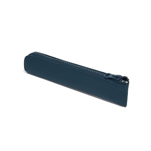 Slim Pencil Case Small Pencil Pouch Pen Case (Royal Blue/Oxford) - color: Royal Blue