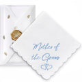 Mother of the Bride Gifts Wedding Handkerchief Keepsake - color: Mother of the Groom, style: Gold Olive Leaf