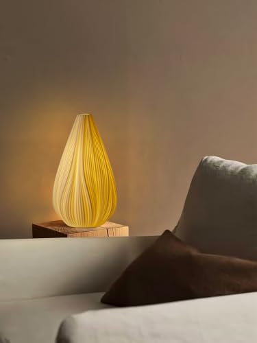 Modern Ceramic Table Lamp for Nightstand Bedroom Living Room