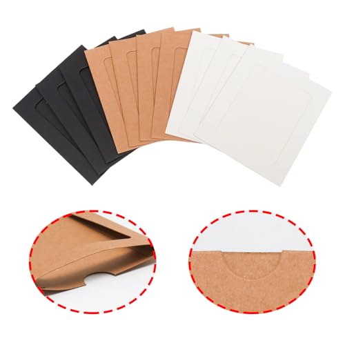 30Pcs 3x4Inch 3colors Paper Photo Frames with String & Clips - color: 3 colors, size: 3x4inch
