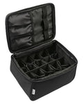 Meiiy Nail Polish Bag Nail Art Set Organizer Nail Polish Travel Case Nail Tool Bag With Compartment Gift for Women (black)