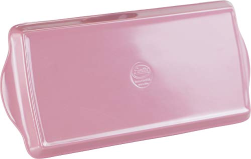 Calypso Basics Reston Lloyd Melamine Tidbit Tray, Pink (06601) - color: Pink, size: 14.7" x 6.5" x 0.8"