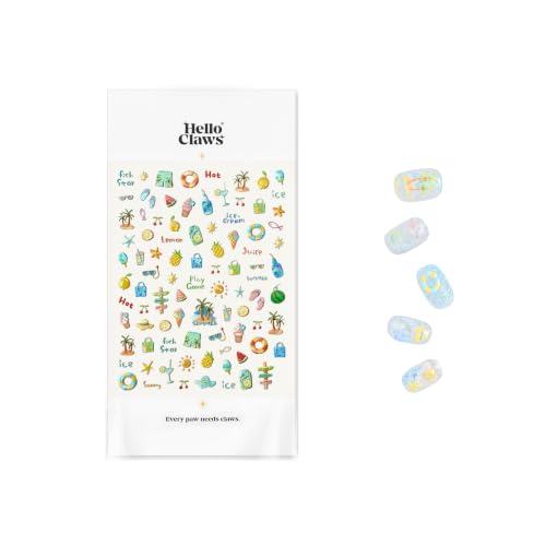 5D Embossed Under The Sea Stickers for Nail Art Jelly Fish Self-Adhesive Nail Art Decals for Women Nail Supplies Art Design Stickers (to5764) - style: to5764
