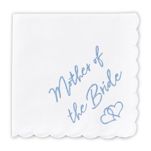 Mother of the Bride Gifts Wedding Handkerchief Keepsake - color: Mother of the Bride, style: Brown Envelope