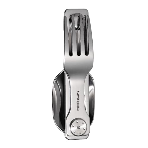Roxon C2 2 in 1 Detachable Folding Camping Utensil with Fork & Spoon