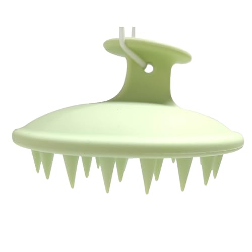 Shampoo Brush Hair Scalp Scrubber Head Massager for Stress Relax Hair Growth, Shower Hair Brush for Women Men Kids,Scalp Scrubber with Soft Silicone Bristles for Hair Growth & Dandruff Removal