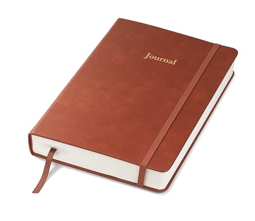 Wykeham's Executive 2026 Undated Daily Journal Planner – Customization Available (Brown, 8.5"×5.5") - color: Brown