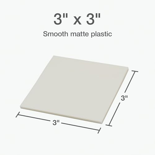 Redi-Tag Translucent Sticky Notes, Transparent Self-Stick Notes, 3" x 3", 4 Pads, 50 Notes Per Pad, 200 Sheets (1006596) - color: Transparent