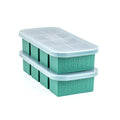 Souper Cubes 1 Cup Silicone Freezer Molds with Lids, Kale, 2-Pack - color: Kale, size: 2-Pack