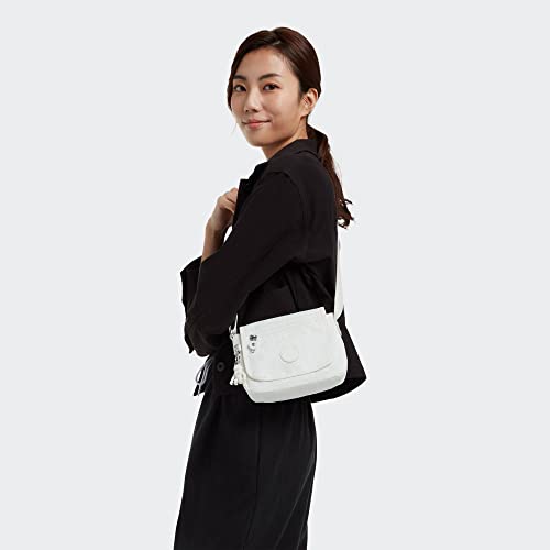 Kipling Sabian Crossbody Mini Bag - color: New Alabaster, size: 7.75''L x 5.75''H x 3.25''D