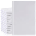 Henoyso 12 Pcs A5 Blank Notebook Journal Hardcover Sketchbook, 8.3 x 5.7 in - color: White, size: 8.3x5.7 Inch
