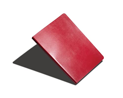 Signature Series B5 Large Lite with Red Cover and Grid Paper - color: Red Cover with Grid Paper, size: B5 Large Lite