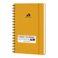 Nextnoid A5 Lined Spiral Notebook - 170 Pages, College Ruled, Yellow - color: l-Yellow