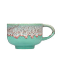 NOVA CERAMICS Mint Green Coffee Mug - 16 oz Ceramic Mug - Nebula - color: Nebula