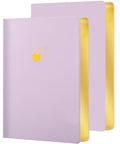 CAGIE Lined Journal Notebook for Women and Girls A5 256 Pages - color: Purple2