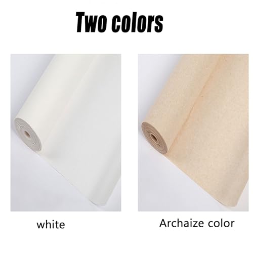 Xuan Rice Paper 27x11yd Mulberry Calligraphy Sumi-e Decoupage Inkjet White - color: White, size: 69CM
