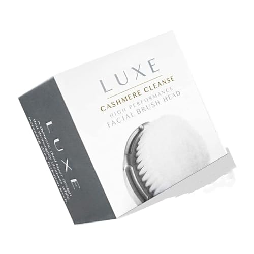 Luxe Cashmere Facial Cleansing Brush Compatible with Clarisonic Mia 1, Mia 2, Mia Fit, Alpha Fit, Smart Profile (2Count)