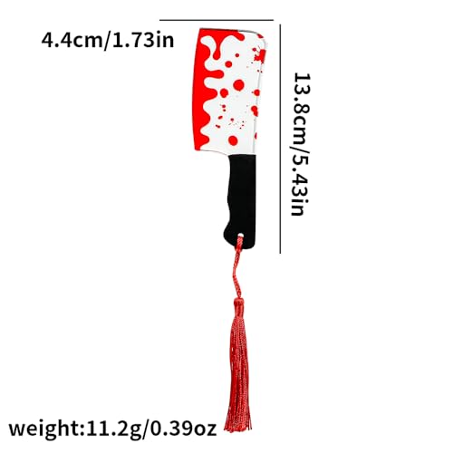 Horror Bloody Creepy Tool Bookmark, 1 Piece - color: 1pc Knives