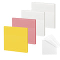 ENLUOM Transparent Sticky Notes - 3 x 3 in Pastel Clear Notes, 200 Sheets - color: Pink Yellow White 200 Sheets