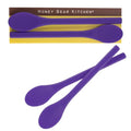 Honey Bear Kitchen Silicone Stirring Spoon (Set of 2, Ultra Violet) for Coffee & Tea - color: Ultra Violet
