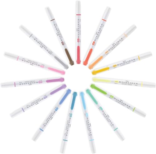 Zebra Pen MILDLINER No Bleed Highlighter, Gold Color, Dual Tip, 12-Pack - color: Gold