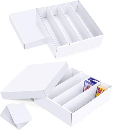 Trading Card Storage Box, 2-Pack Bulk Card Storage for MTG Sports Cards - color: 2 PACK