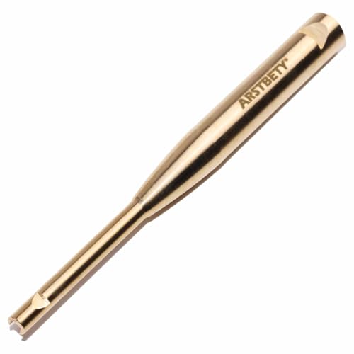 Double-Head Rosary Knotting Tool, Rosary Knot Maker Brass Tool - color: Gold