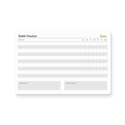 Notsu Weekly Habit Tracker Notepad