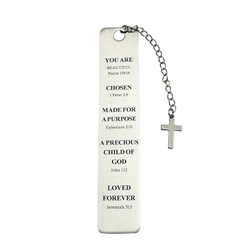 Christian Bookmark Gifts for Women Girls Boys, Inspirational Religious Book Mark Markers Faith (You are Beautiful) - style: You are beautiful