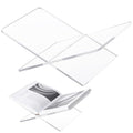 Acrylic Book Stand 15 x 9 x 6 in Large Open Book Display Stand - color: Transparency, size: Large