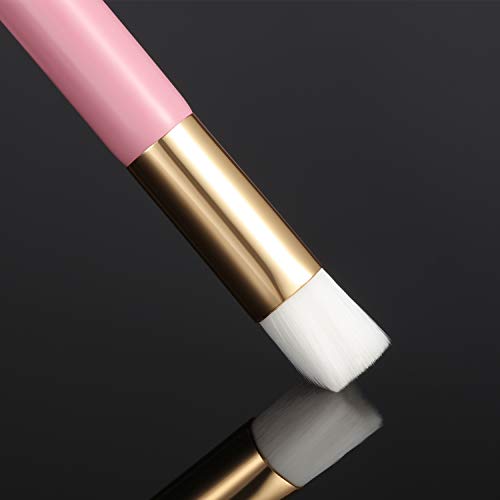 Yaomiao 20pcs Lash Shampoo Brushes Eyelash Cleaning Brush Extension - color: Pink