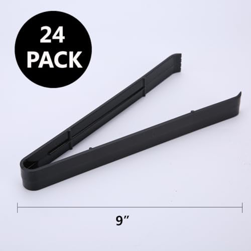 Plastic Serving Tongs Disposable Kitchen Tongs for Food Salad