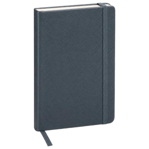 Leather Pocket Notebook, Writing Journal, Twilight Gray - color: Twilight Gray, size: Pocket