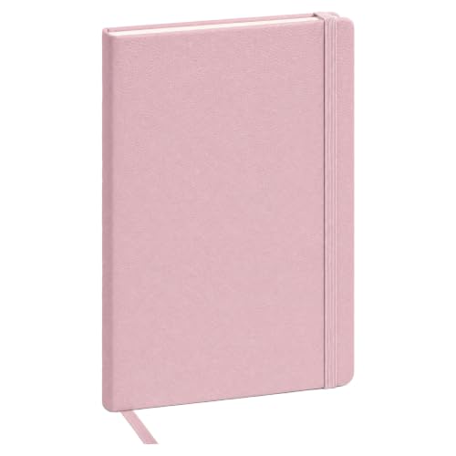 Leather Notebook, Writing Journal, Quartz Pink - color: Quartz Pink, size: Large
