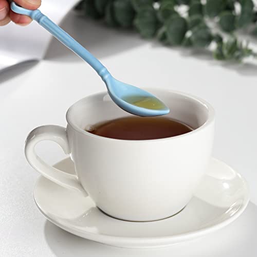 Coffee Spoons Ceramic Espresso Spoons set 6 Demitasse Spoons