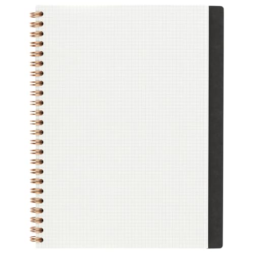 Maruman Septcouleur Lab Notebook, 2024 Limited Color, 8.35 x 6.22 Inches (A5), 3mm square grid, 100 sheets, Feathery Pink (N768-24-38) - color: Feathery Pink (2024 Limited), size: 8.35" x 6.22"