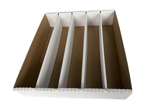 2-Pack • 5000 Count 5-Row Trading Card Storage Box • Woodhaven Trading Firm Brand