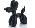 4 Inch Matte Black Balloon Dog Sculpture - color: Black