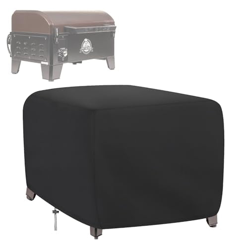 Tabletop Grill Cover for Pit Boss 10697, Waterproof Wood Pellet Smoker Cover for Pitboss 10697 Table Top Wood Grill, Outdoor Grill Accessories for Pit Boss Portable 150 Pellet Grill 24 inch - size: 24.5" L x 19" W x 13" H