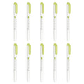 Zebra B-WKT7-MCG Highlighter, Mild Liner, Mild Citrus Green, 10 Pieces - color: citrus green, size: 1 Count (Pack of 10)