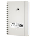 Nextnoid A5 Lined Spiral Notebook - 170 Pages, College Ruled, Beige - color: d-Beige